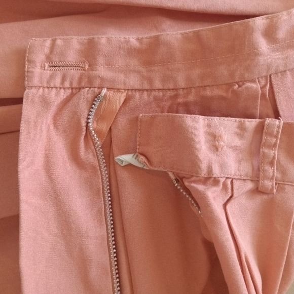❤HOST PICK!❤ Majestic brand peach skirt w/box pleats Vintage size petite S - Picture 5 of 9